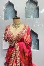 "ROSEWOOD FLORAL EMBELLISHED SAREE" image 2