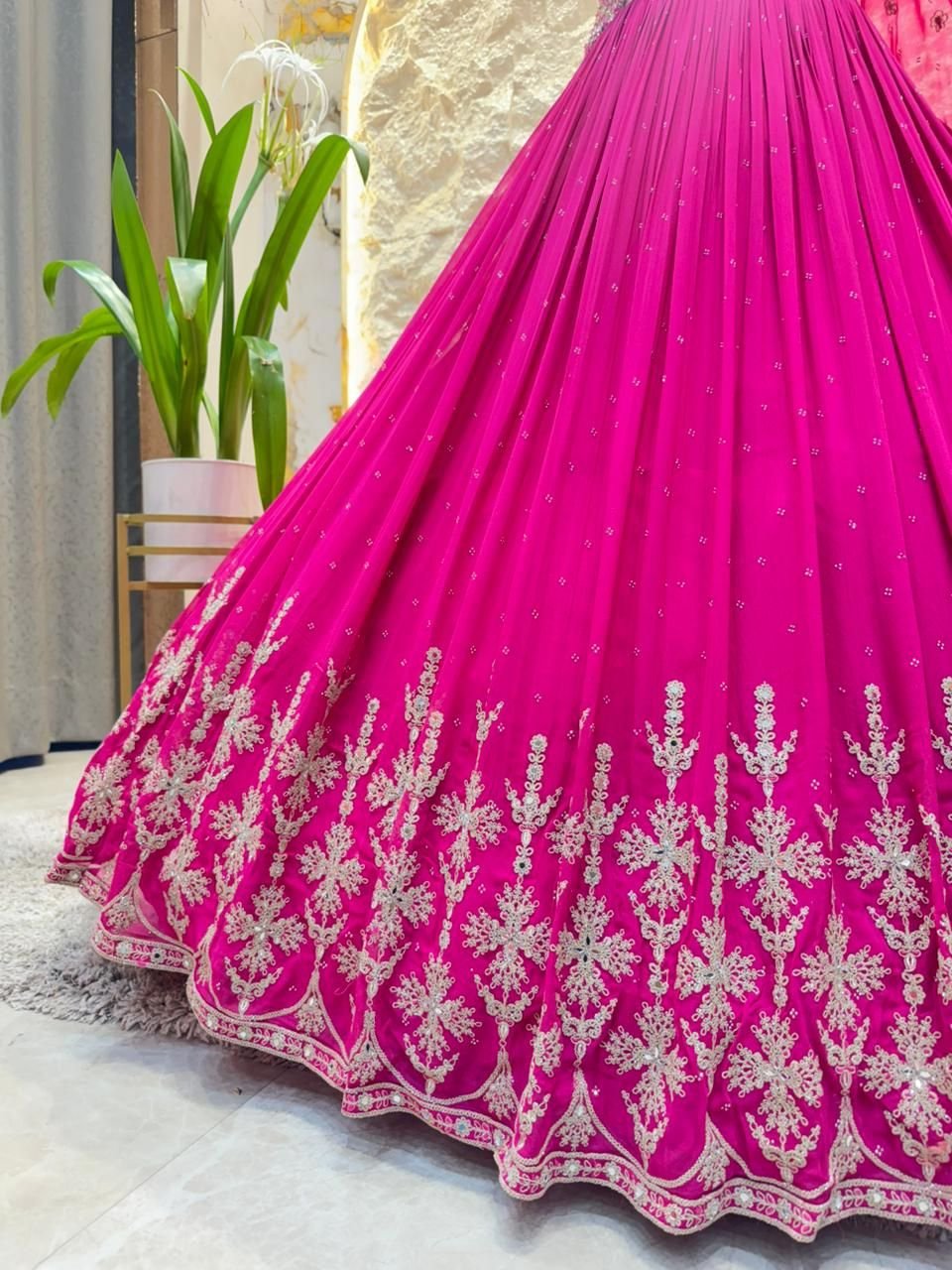 "FUCHSIA NOOR LEHENGA" image 4