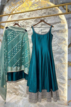 "TEAL GRACE ANARKALI" image 5