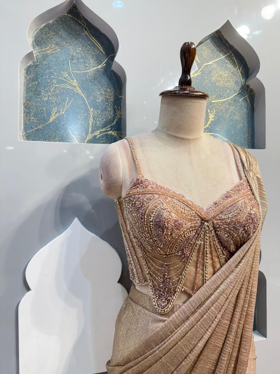 "GOLDEN DRAPE LUXE DRSAPE SAREE" image 2