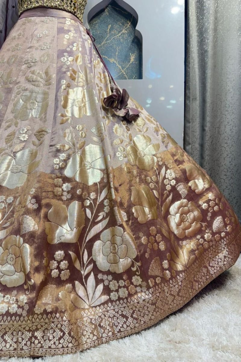 "CLASSIC IVORY ROYAL FESTIVE LEHENGA" image 3