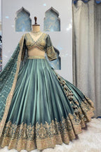 "NEELAM FLOW LEHENGA" image 4