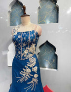 "MIDNIGHT BLUE GILDED MERMAID" image 2