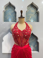 "CRIMSON DIVA INDO-WESTERN" image 1