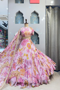 "ROSE BLOOM LEHENGA" image 0