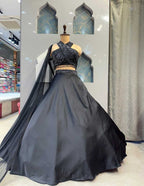 BLACK LEHENGA image 1
