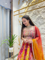 "SUNSHINE ROYALE PRINTED LEHENGA" image 2