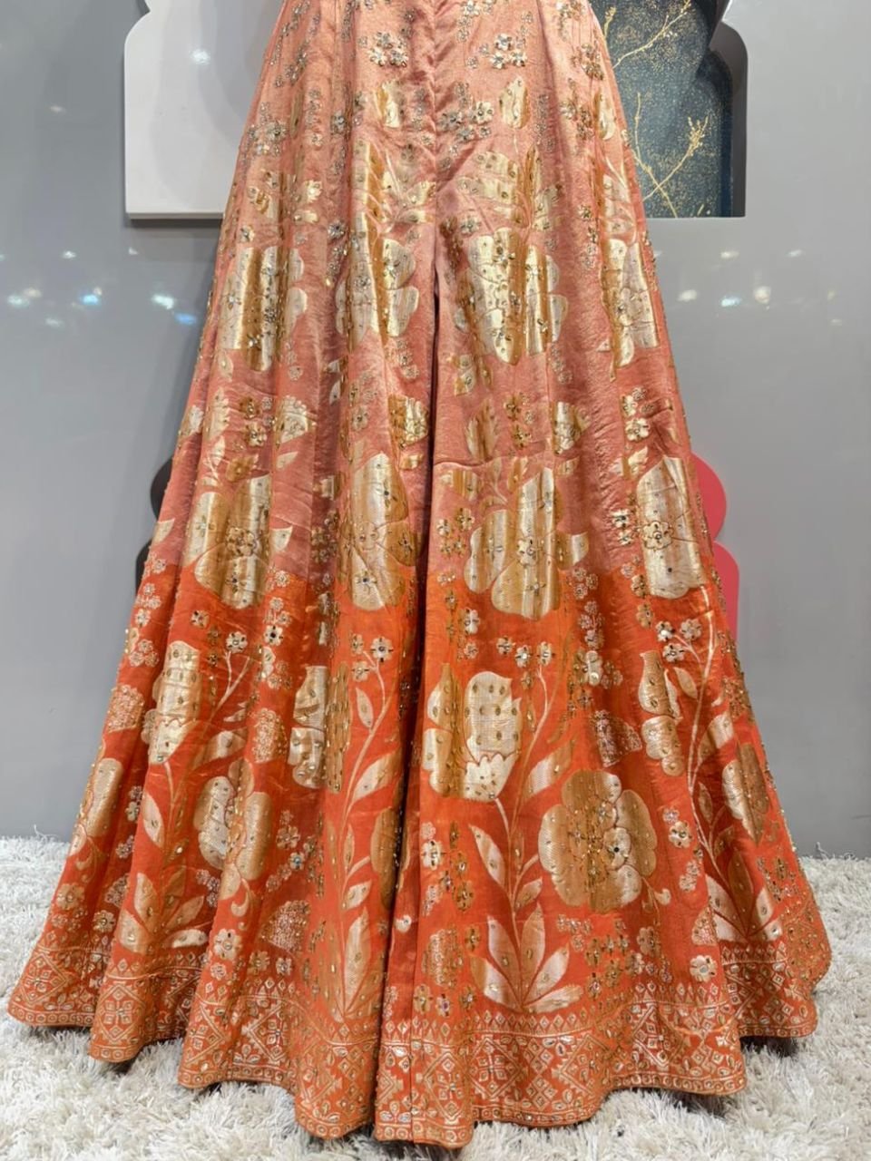 "PEACH ROYALE INDO-WESTERN" image 3