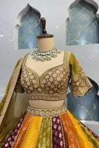 "RAJWADI RANG MAHAL LEHENGA" image 2