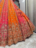 "SUNSET BLOOM LEHENGA" image 3