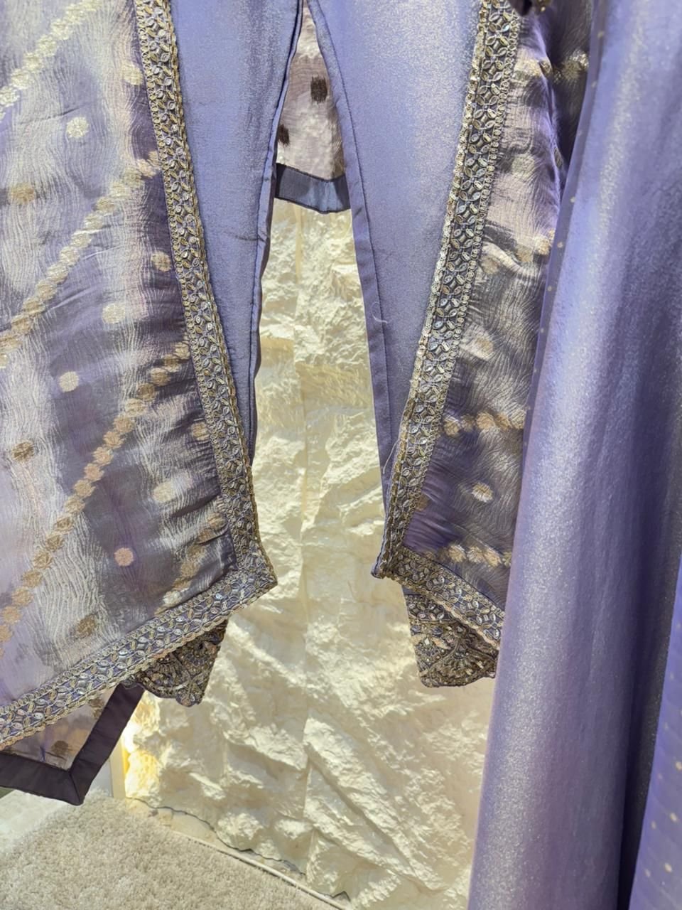 "LAVENDER LUXE ANARKALI" image 5
