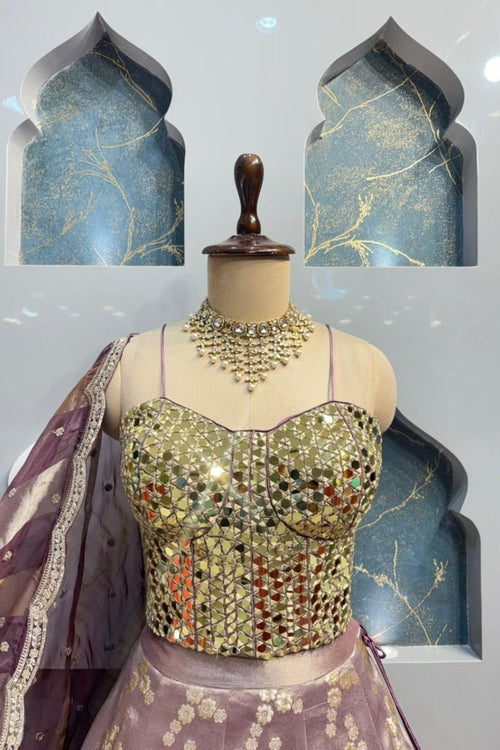 "CLASSIC IVORY ROYAL FESTIVE LEHENGA" image 1
