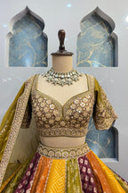 "RAJWADI RANG MAHAL LEHENGA" image 1