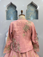"BLUSH ROYALE JACKET LEHENGA" image 5
