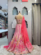 " BLUSH PINK FLORAL EMBROIDERED MERMAID" image 4