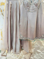 "MOON STONE GLOW EMBELLISHED SHARARA" image 3