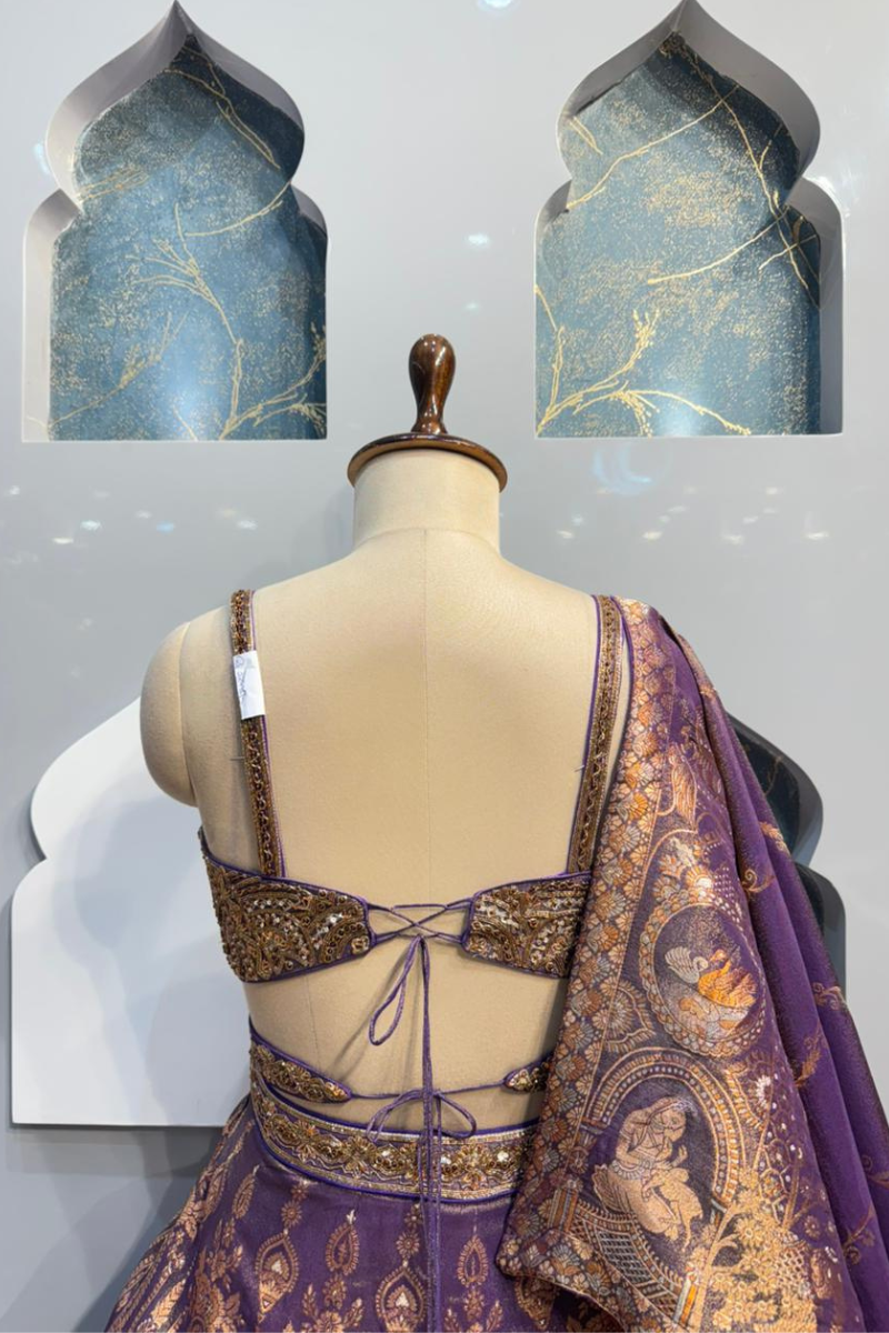 "RAJWADA LEHENGA" image 5