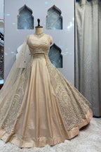 "GOLDEN HEIRLOOM MAJESTY LEHENGA" image 4
