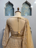 "ROYAL GOLD HAND EMBROIDERED LEHENGA" image 4