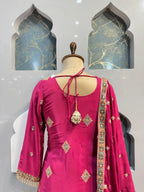 "RANI GULNAAR EMBROIDERED SHARARA" image 5