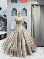 "PEARL GLOW DESIGNER LEHENGA" image 0