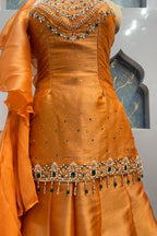 "SAFFRON GLOW ROYAL SHARARA" image 3