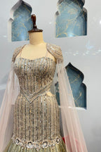 "IVORY GOLD CRYSTAL MERMAID" image 3