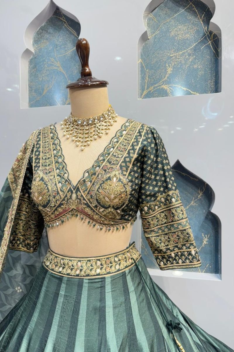 "NEELAM FLOW LEHENGA" image 2