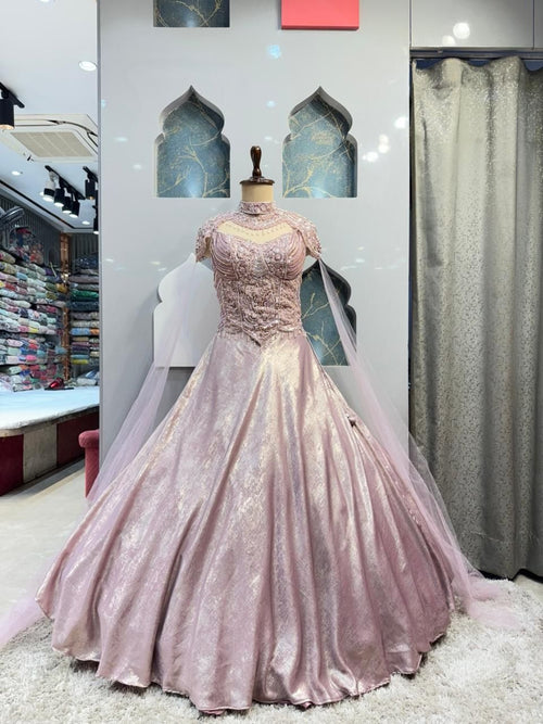 "BLUSH ROYALE LEHENGA" image 0