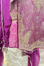 "ROYAL WINE EMBROIDERED SUIT" image 2