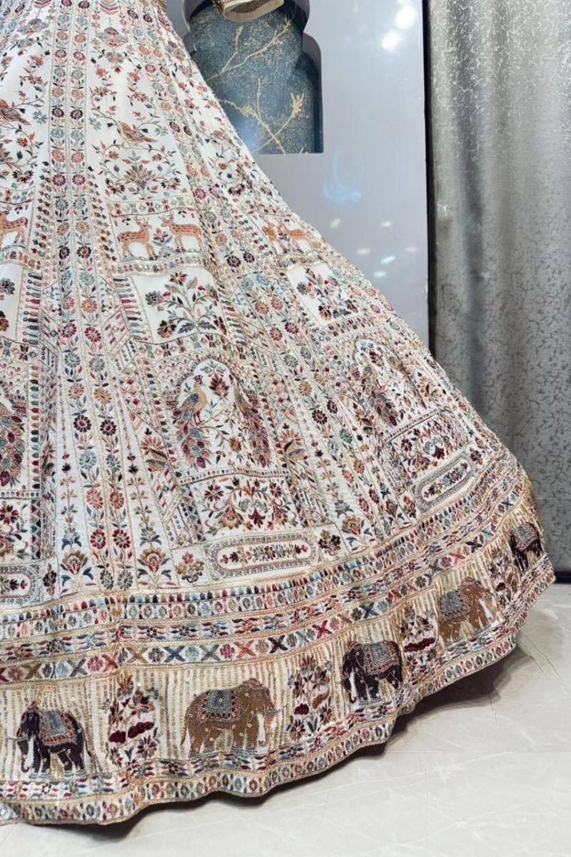 "IVORY HERITAGE LEHENGA" image 3