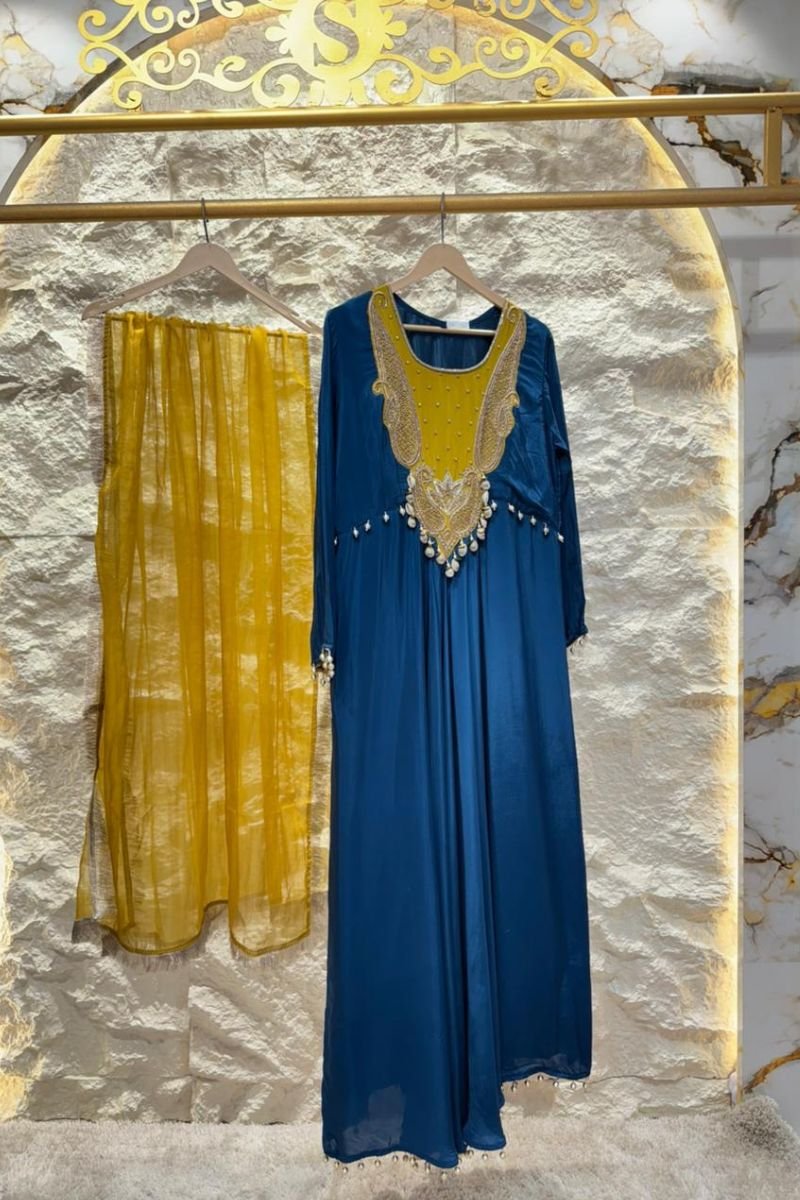 "TEAL BLUE REGAL SUIT" image 3