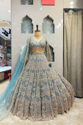 "AQUA ROYALE LEHENGA" image 0