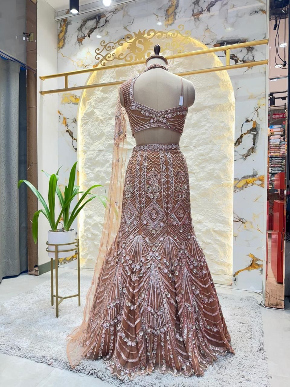 "BLUSH ROYALE EMBROIDERED MERMAID" image 5