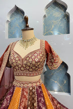 "ROYAL PASTEL SYMPHONY LEHENGA" image 2