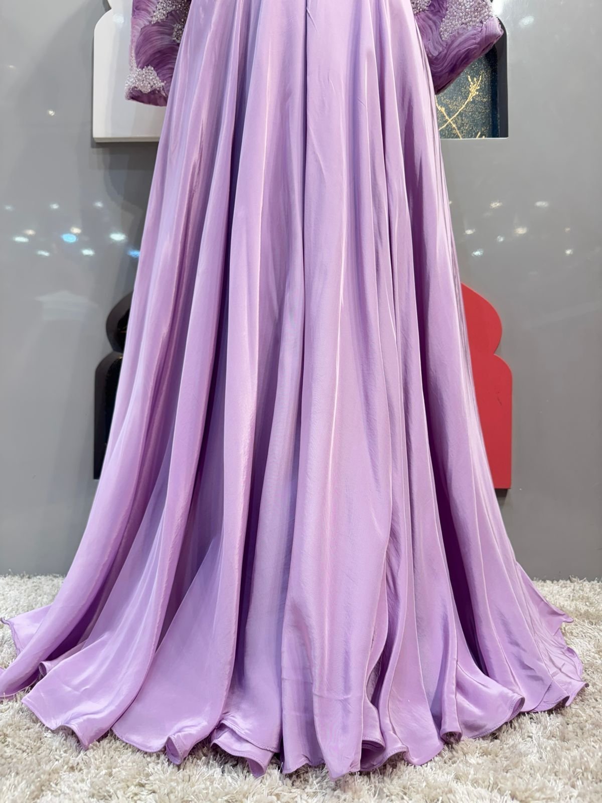 "LAVENDER ELEGANCE INDO-WESTERN" image 4