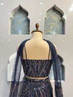 "MIDNIGHT BLUE EMBELLISHED MERMAID" image 4