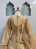 "GOLDEN GRACE EMBROIDERED ANARKALI" image 5