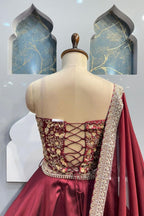 "RUBY ROYALE LEHENGA" image 5