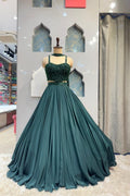 "ZAMRUD GLIMMER LEHENGA" image 0