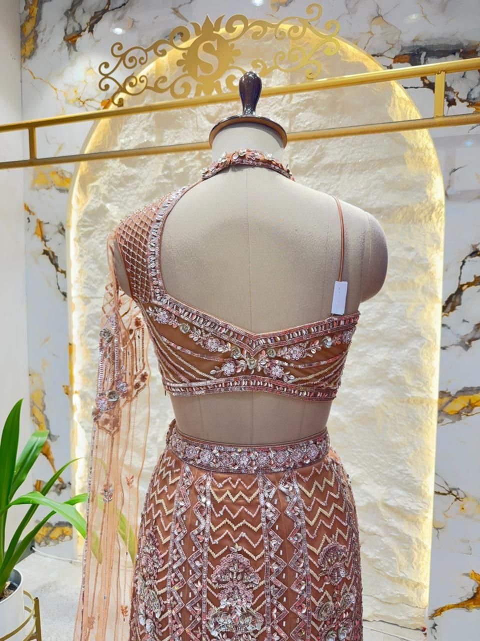"BLUSH ROYALE EMBROIDERED MERMAID" image 4