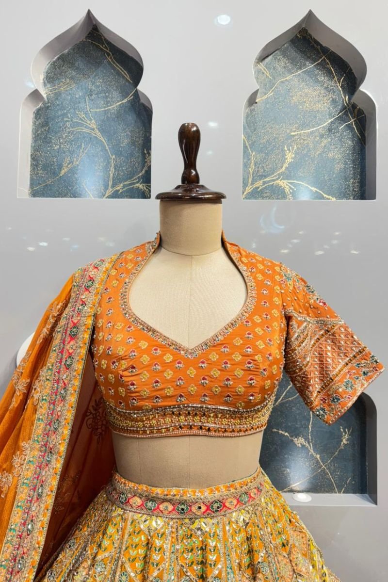 "FESTIVE MULTICOLOUR LEHENGA" image 1