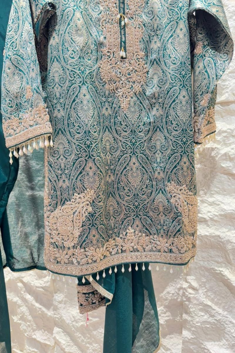 "EMERALD TEAL ROYAL SUIT" image 2