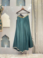 "EMERALD BLOOM EMBROIDERED SHARARA" image 3