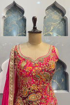 "REGAL PAISLEY BLOOM SHARARA" image 1