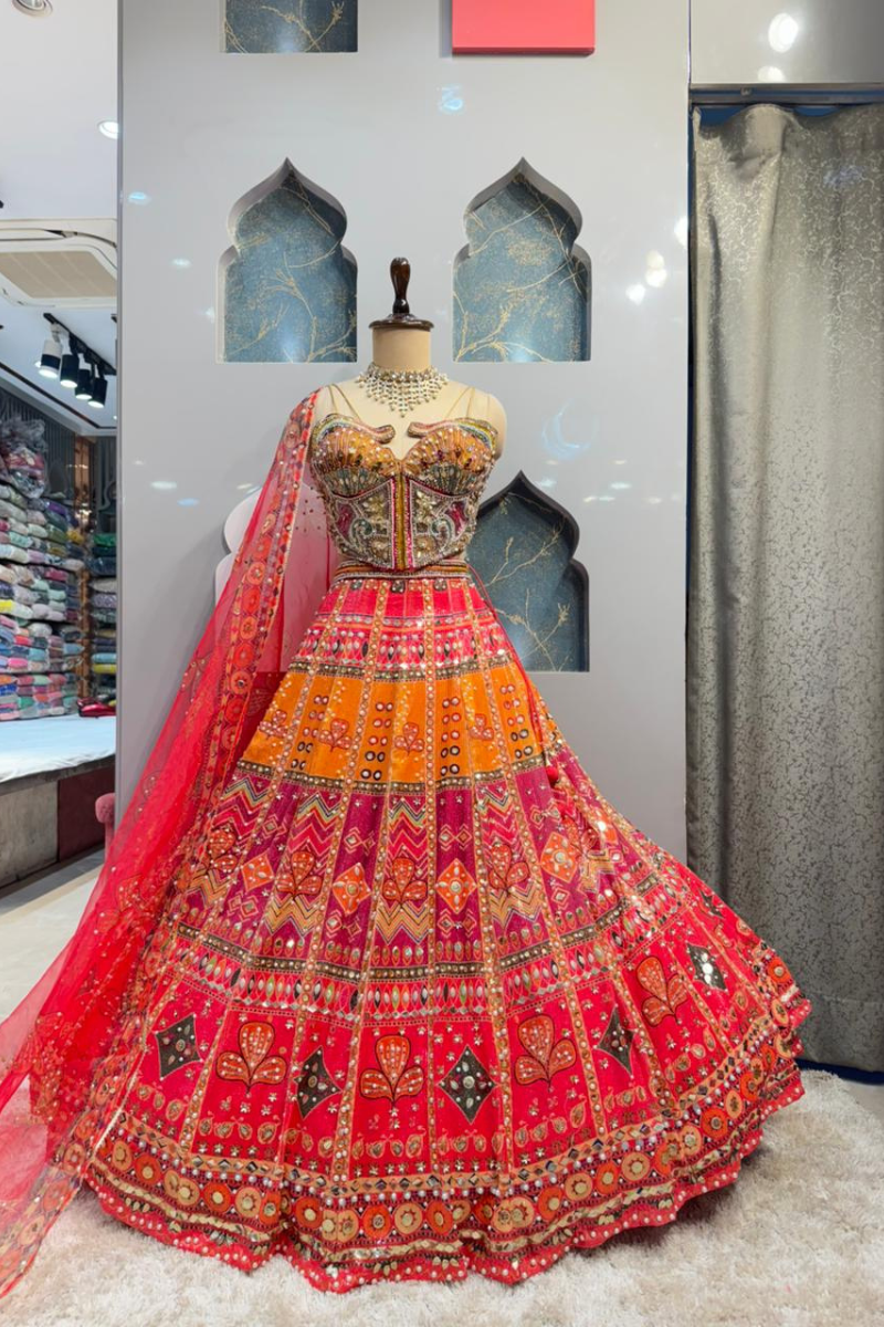 "RANGREZA FESTIVE LEHENGA" image 0