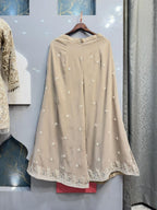 "IVORY MIST EMBROIDERED SHARARA" image 4