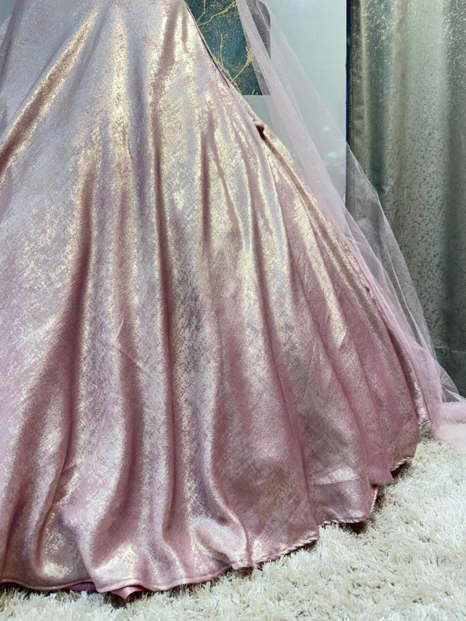 "BLUSH ROYALE LEHENGA" image 3