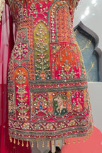 "RANI HERITAGE PATCHWORK SHARARA SET" image 2