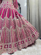 "RANI PINK COUTURE LEHENGA" image 3